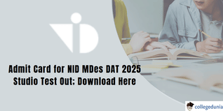NID DAT 2025: MDes Mains Admit Card Out; Download at admissions.nid.edu